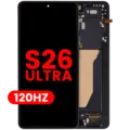 OLED Assembly With Frame For Samsung Galaxy S26 Ultra 5G (US & International Version) (Aftermarket Plus) (120Hz) (Black)