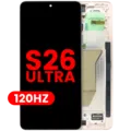 OLED Assembly With Frame For Samsung Galaxy S26 Ultra 5G (US & International Version) (Aftermarket Plus) (120Hz) (Silver Shadow)