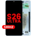 OLED Assembly With Frame For Samsung Galaxy S26 Ultra 5G (US & International Version) (Aftermarket Plus) (120Hz) (Sky Blue)