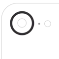 Back Camera Bezel Ring Only For iPhone 16e / 17e (Black) (10 Pack)