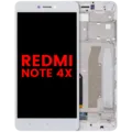 LCD Assembly With Frame For Xiaomi Redmi Note 4x (Aftermarket Plus) (White)