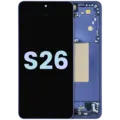 OLED Assembly With Frame For Samsung Galaxy S26 5G (Service Pack) (Cobalt Violet)