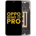 OLED Assembly With Frame For Oppo Reno 13 Pro (Refurbished) (Plume White)