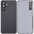 Back Cover Glass With Camera Lens For Samsung Galaxy A36 5G (A366 / 2025) (No Logo) (Aftermarket Plus) (Black)