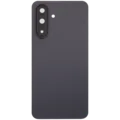 Back Cover Glass With Camera Lens For Samsung Galaxy A36 5G (A366 / 2025) (No Logo) (Aftermarket Plus) (Black)