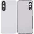 Back Cover Glass With Camera Lens For Samsung Galaxy A36 5G (A366 / 2025) (No Logo) (Aftermarket Plus) (White)