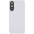 Back Cover Glass With Camera Lens For Samsung Galaxy A36 5G (A366 / 2025) (No Logo) (Aftermarket Plus) (White)