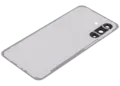 Back Cover Glass With Camera Lens For Samsung Galaxy A36 5G (A366 / 2025) (No Logo) (Aftermarket Plus) (White)