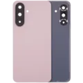 Back Cover Glass With Camera Lens For Samsung Galaxy A56 5G (A566 / 2025) (No Logo) (Aftermarket Plus) (Pink)