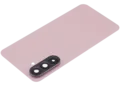 Back Cover Glass With Camera Lens For Samsung Galaxy A56 5G (A566 / 2025) (No Logo) (Aftermarket Plus) (Pink)