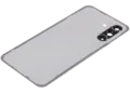 Back Cover Glass With Camera Lens For Samsung Galaxy A56 5G (A566 / 2025) (No Logo) (Aftermarket Plus) (Lightgray)