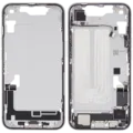 Mid-Frame Housing W/ Charging Port Flex & Small Parts For iPhone 16e / 17e (EU / Global Version) (Used OEM Pull: Grade B) (White)