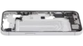 Mid-Frame Housing W/ Charging Port Flex & Small Parts For iPhone 16e / 17e (EU / Global Version) (Used OEM Pull: Grade B) (White)
