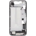 Mid-Frame Housing W/ Charging Port Flex & Small Parts For iPhone 16e / 17e (EU / Global Version) (Used OEM Pull: Grade B) (White)