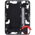 Mid-Frame Housing W/ Small Parts For iPhone 16e / 17e (EU / Global Version) (Used OEM Pull: Grade B) (Black)