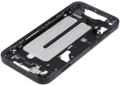 Mid-Frame Housing W/ Small Parts For iPhone 16e / 17e (EU / Global Version) (Used OEM Pull: Grade B) (Black)
