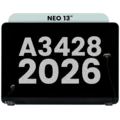 Complete LCD Display Assembly For MacBook Neo 13" A3404 (2026) (Used OEM Pull: Grade A) (Silver)