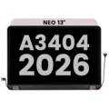 Complete LCD Display Assembly For MacBook Neo 13" A3404 (2026) (Used OEM Pull: Grade A) (Blush)