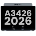 Complete LCD Display Assembly For MacBook Pro 14" A3426 (2026) (Used OEM Pull: Grade A) (Silver)