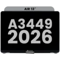Complete LCD Display Assembly For MacBook Air 13" A3449 (2026) (Used OEM Pull: Grade A) (Starlight)