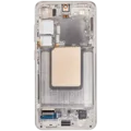 OLED Assembly With Frame For Samsung Galaxy S24 5G (US & International Version) (Aftermarket Plus) (Amber Yellow)