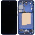 OLED Assembly With Frame For Samsung Galaxy S25 5G (US & International) (Aftermarket Plus) (Navy)