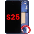 OLED Assembly With Frame For Samsung Galaxy S25 5G (US & International) (Aftermarket Plus) (Navy)