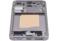 OLED Assembly With Frame For Samsung Galaxy S25 5G (US & International) (Aftermarket Plus) (Silver Shadow)