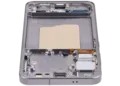 OLED Assembly With Frame For Samsung Galaxy S25 5G (US & International) (Aftermarket Plus) (Silver Shadow)
