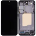 OLED Assembly With Frame For Samsung Galaxy S25 5G (US & International) (Aftermarket Plus) (Blue Black)