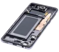 OLED Assembly With Frame For Samsung Galaxy S10 (Aftermarket Plus) (Prism / Ceramic Black)
