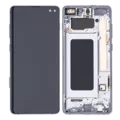 OLED Assembly With Frame For Samsung Galaxy S10 Plus (Aftermarket Plus) (Prism / Ceramic Black)