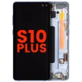 OLED Assembly With Frame For Samsung Galaxy S10 Plus (Aftermarket Plus) (Prism Blue)