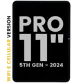 OLED Assembly With Digitizer For iPad Pro 11" 5th Gen (2024) (WiFi & Cellular) (Used OEM Pull: Grade B) (All Colors)