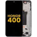 OLED Assembly With Frame For Honor 400 (Refurbished) (Midnight Black)
