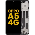 LCD Assembly With Frame Compatible For OPPO A5 4G (Refurbished) (All Colors)