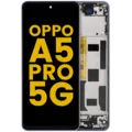 LCD Assembly With Frame Compatible For OPPO A5 Pro 5G (Refurbished) (Feather Blue)