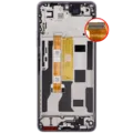 LCD Assembly With Frame Compatible For OPPO A5 Pro 5G (Refurbished) (Flower Pink)