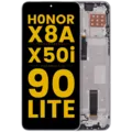 LCD Assembly With Frame For Honor X8A / X50i / 90 Lite (Refurbished) (Titanium Silver)