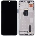LCD Assembly With Frame For Honor X8A / X50i / 90 Lite ((Aftermarket Plus)) (Titanium Silver)