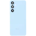Back Cover Glass With Camera Lens For Samsung Galaxy S24 FE (Service Pack) (Blue)