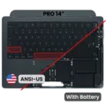 Top Case with Keyboard (ANSI US) For MacBook Pro 14" A3438 (2026) (Genuine OEM) (Space Black)