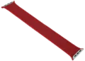 Apple Sport Solo Loop Band For All Watch Series (44MM) (OEM Grade New) (Size 10) (Red Braided)
