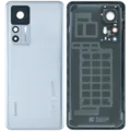 Back Cover Glass for Xiaomi 12T Pro (Service Pack) (Silver)