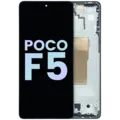 OLED Assembly With Frame for Xiaomi Poco F5 (Service Pack) (Black)