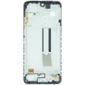 OLED Assembly With Frame for Xiaomi Redmi Note 12S (Service Pack) (Onyx Black)