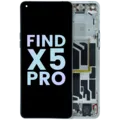 OLED Assembly With Frame for Oppo Find X5 Pro (2022) (Service Pack) (Ceramic White)