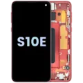 OLED Assembly With Frame for Samsung Galaxy S10e (Service Pack) (Cardinal Red)