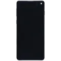 OLED Assembly With Frame for Samsung Galaxy S10 (Service Pack) (Prism Silver)