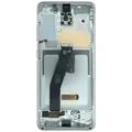 OLED Assembly With Frame for Samsung Galaxy S20 (Service Pack) (Cloud White)
